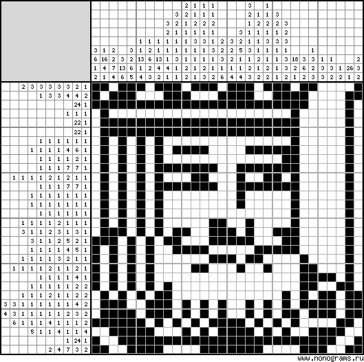 Король сканворд. Японские кроссворды Король 15х26. Король Лев японский кроссворд чёрно белый.