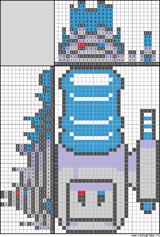 Colour Japanese crossword Water Cooler Colour Japanese crossword Water Cooler