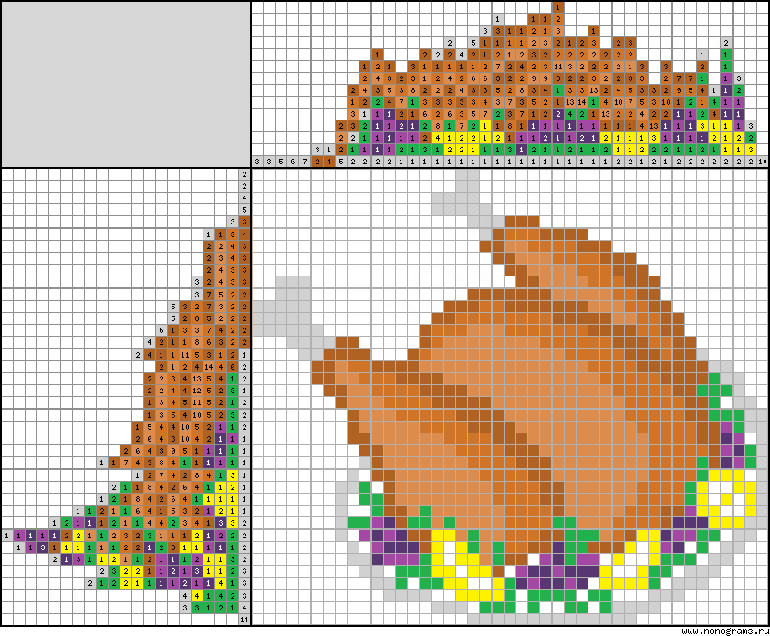 colour-japanese-crossword-chicken