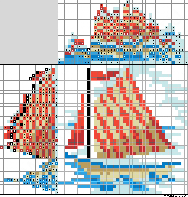 rigging of a sailboat crossword clue